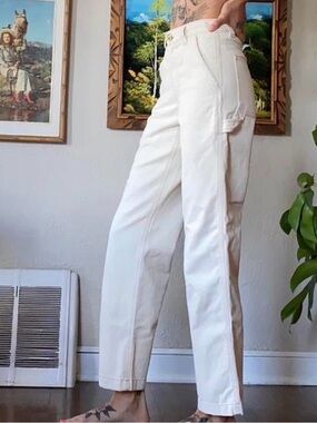 ARITZIA TNA utility jeans in cream